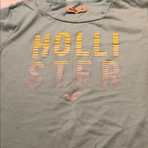 Hollister blue shirt